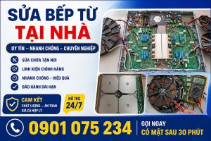 sửa bếp từ tại nhà